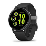 Умные часы Garmin Vivoactive 5 42mm, Slate Aluminum Bezel, Black Case, Silicone Band
