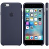 Чехол силиконовый для iPhone 6s Темно-синий