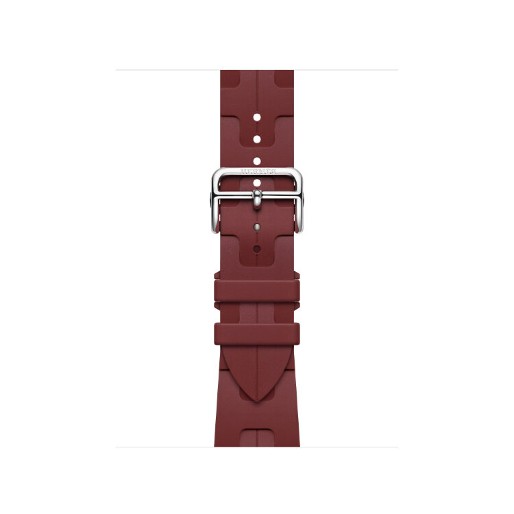 Ремешок Hermes для Apple Watch 42mm Kilim Single Tour - Красный (Rouge Н)