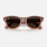 Ray-Ban Meta Gen 2 Skyler Transitions (прозрачные линзы с автозатемнением в коричневые, глянцевая персиковая оправа)