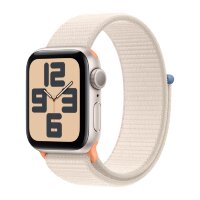 Apple Watch SE (2023) 40mm, Starlight Aluminum Case with Sport Loop - Starlight (Бежевый)