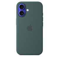 Силиконовый чехол для iPhone 16 с MagSafe - Lake Green (Зеленый)