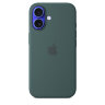 Силиконовый чехол для iPhone 16 с MagSafe - Lake Green (Зеленый)