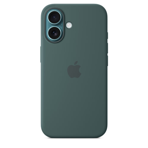 Силиконовый чехол для iPhone 16 с MagSafe - Lake Green (Зеленый)