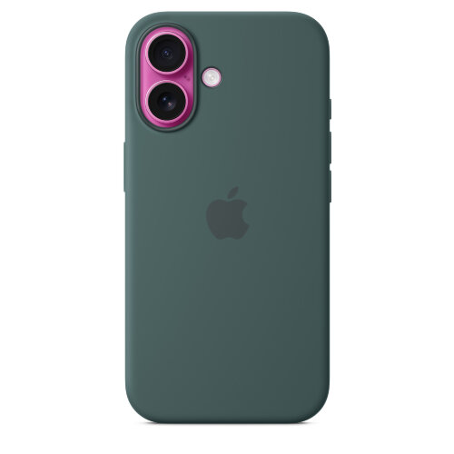 Силиконовый чехол для iPhone 16 с MagSafe - Lake Green (Зеленый)