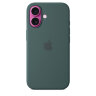 Силиконовый чехол для iPhone 16 с MagSafe - Lake Green (Зеленый)