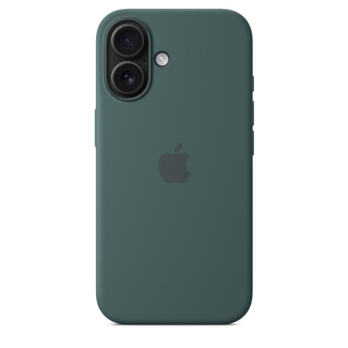 Силиконовый чехол для iPhone 16 с MagSafe - Lake Green (Зеленый)