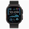 Apple Watch Ultra 2 49mm Titanium Case with Black Milanese Loop (Large)