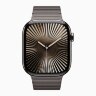 Apple Watch Series 10 42mm Natural Titanium Case with Slate Link Bracelet