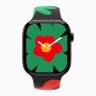 Apple Watch Series 10 46mm, Rose Gold Aluminum Case with Sport Band - Unity Bloom