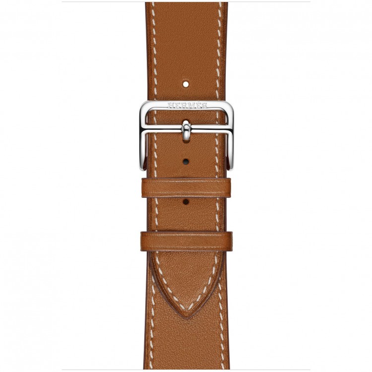 Ремешок Hermes Simple Tour из кожи Barenia цвета Fauve (44 мм)