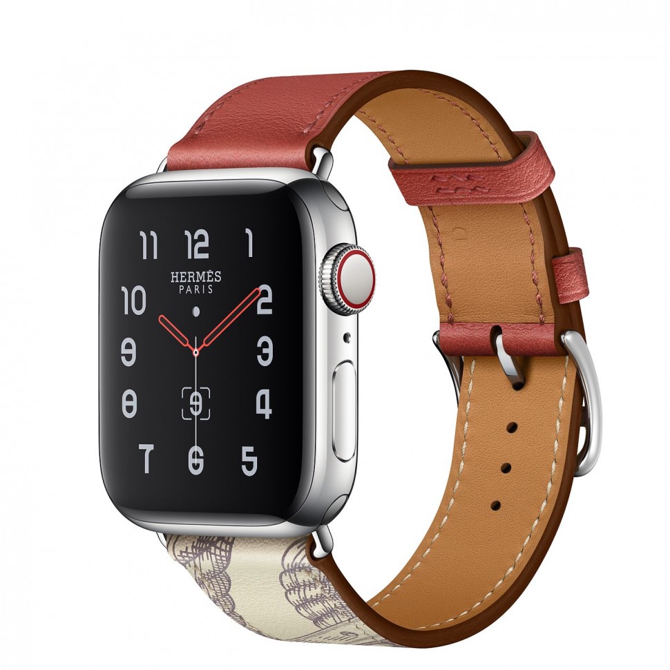 Купить Apple Watch Hermes Series 5 40mm brique band в Москве