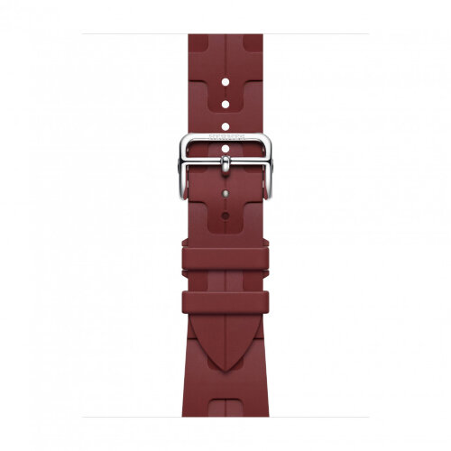 Apple Watch Ultra 2 Hermes 49mm Titanium, спортивный ремешок  Kilim красный