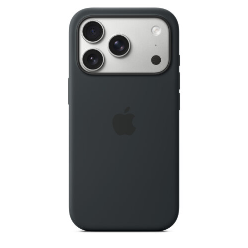 Силиконовый чехол для iPhone 17 Pro с MagSafe - Черный (Black)