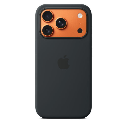 Силиконовый чехол для iPhone 17 Pro с MagSafe - Черный (Black)