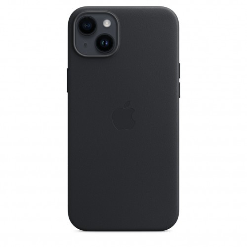 Кожаный чехол для iPhone 14 Plus с MagSafe - "Тёмная ночь"