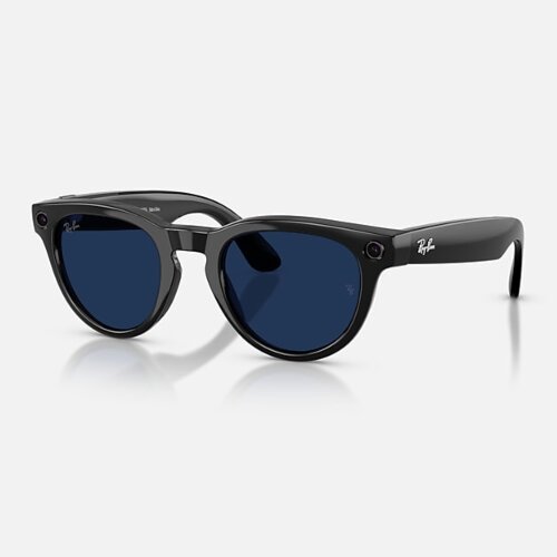 Ray-Ban Meta Gen 2 HeadLiner  Transitions (линзы прозрачные с затемнением в синий, глянцевая черная оправа)