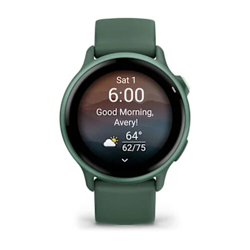 Умные часы Garmin Vivoactive 6 Metallic Jasper Green, Jasper Green Band