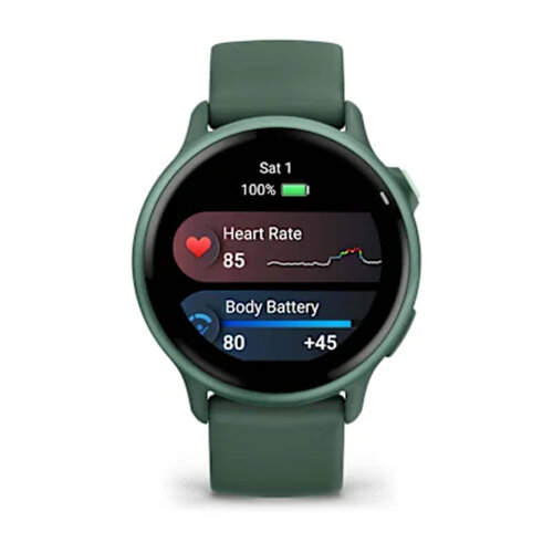 Умные часы Garmin Vivoactive 6 Metallic Jasper Green, Jasper Green Band