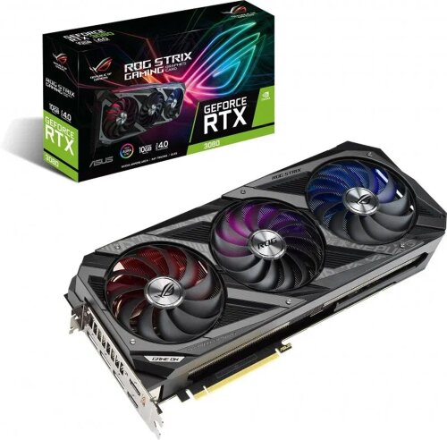 Видеокарта NVIDIA ASUS ROG Strix GeForce RTX 3080 10G