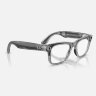 Ray-Ban Meta Gen 2 Wayfarer Transitions (прозрачная серая оправа, линзы с сапфировым автозатемнением) L