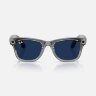 Ray-Ban Meta Gen 2 Wayfarer Transitions (прозрачная серая оправа, линзы с сапфировым автозатемнением) L