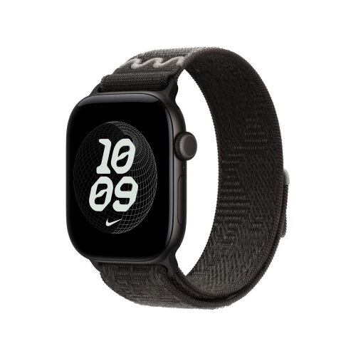 Ремешок Nike Sport Loop для Apple Watch 46mm — Черный (After Dark Black)