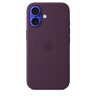 Силиконовый чехол для iPhone 16 с MagSafe - Plum (Бордовый)
