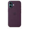 Силиконовый чехол для iPhone 16 с MagSafe - Plum (Бордовый)