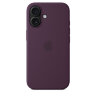 Силиконовый чехол для iPhone 16 с MagSafe - Plum (Бордовый)