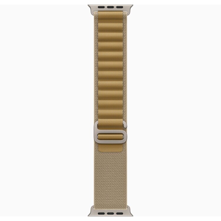 Браслет для Apple Watch Ultra 49mm Alpine Loop Titanium Natural (M) - Tan (Бежевый)