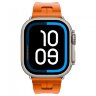 Apple Watch Ultra 2 Hermes 49mm Titanium, спортивный ремешок  Kilim оранжевый