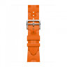 Apple Watch Ultra 2 Hermes 49mm Titanium, спортивный ремешок  Kilim оранжевый