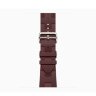 Ремешок Hermes для Apple Watch 46mm Kilim Single Tour - Бордовый (Bordeaux)