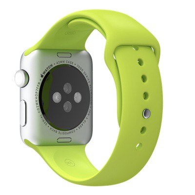 Ремешок спортивный для Apple Watch 42mm зеленый