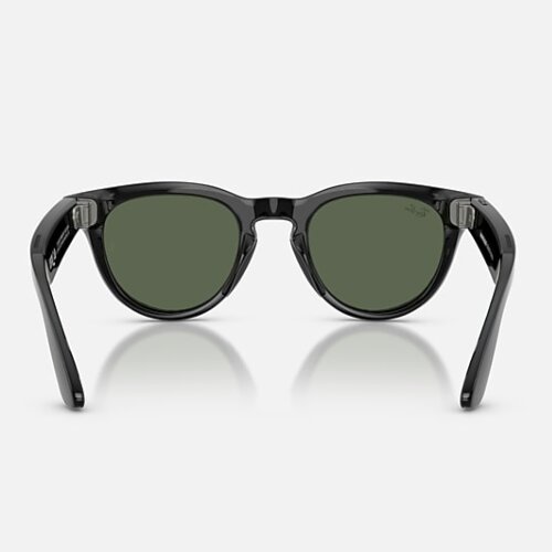 Ray-Ban Meta Gen 2 HeadLiner (глянцевая черная оправа, линзы зеленые G-15)
