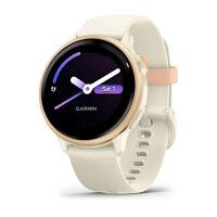 Умные часы Garmin Vivoactive 6 Metallic Pink Dawn, Bone Band