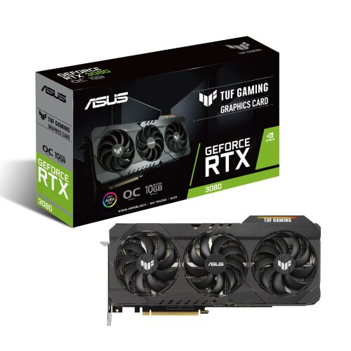 Игровая видеокарта NVIDIA ASUS TUF Gaming GeForce RTX 3080 OC 10G
