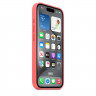 Силиконовый чехол для iPhone 15 Plus MagSafe - Гуава (Guava)