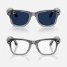 Ray-Ban Meta Gen 2 Wayfarer Transitions (прозрачная серая оправа, линзы прозрачные - сапфировый фотохром) M