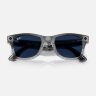 Ray-Ban Meta Gen 2 Wayfarer Transitions (прозрачная серая оправа, линзы прозрачные - сапфировый фотохром) M