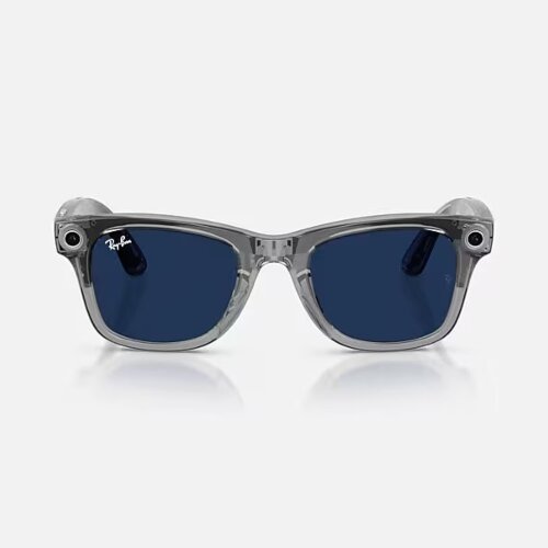 Ray-Ban Meta Gen 2 Wayfarer Transitions (прозрачная серая оправа, линзы прозрачные - сапфировый фотохром) M