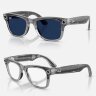 Ray-Ban Meta Gen 2 Wayfarer Transitions (прозрачная серая оправа, линзы прозрачные - сапфировый фотохром) M