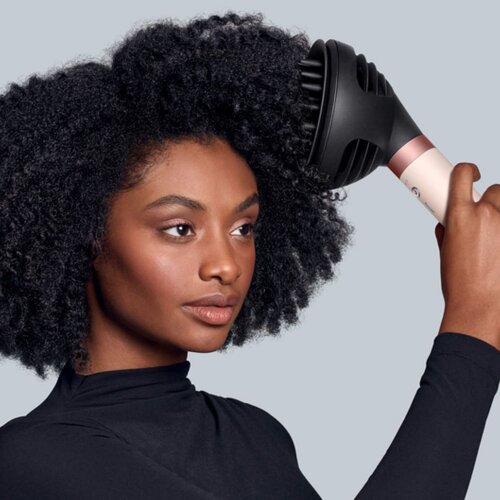 Мультистайлер и фен Dyson Airwrap Co-anda2x Curly+Coily - Ceramic apricot/Topaz