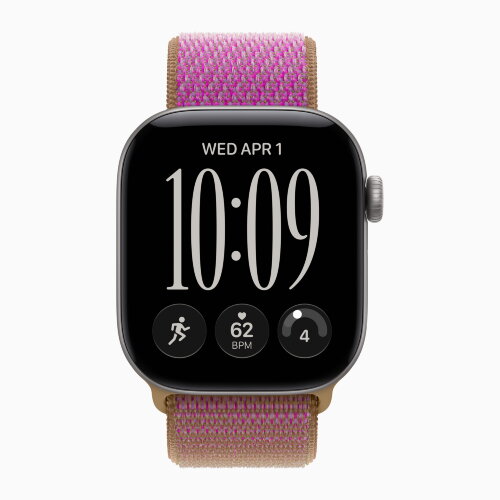 Apple Watch Series 12 46mm, Space Gray Aluminum Case with Sport Loop - Magenta