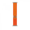Apple Watch Ultra 3 49mm Titanium Case with Orange Alpine Loop (M)