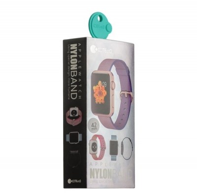 Ремешок из плетёного нейлона для Apple Watch 42мм W11 NYLON BAND (Фиолетовый)