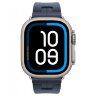 Apple Watch Ultra 2 Hermes 49mm Titanium, спортивный ремешок  Kilim синий