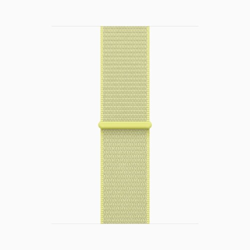 Apple Watch Series 11 46mm, Space Gray Aluminum Case with Sport Loop - Neon Yellow