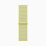 Apple Watch Series 11 46mm, Space Gray Aluminum Case with Sport Loop - Neon Yellow